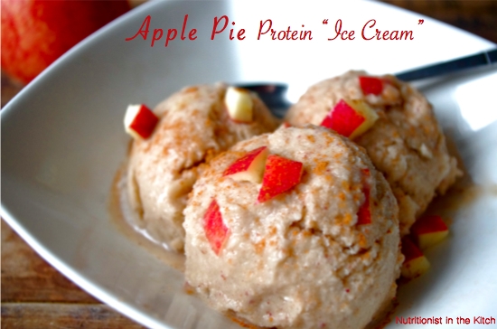 Apple Pie Protein "Ice Cream"